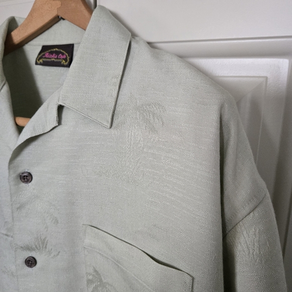 Rick's Cafe Casual Button Down Hawaiian Island Camp Shirt - Picture 2 of 7